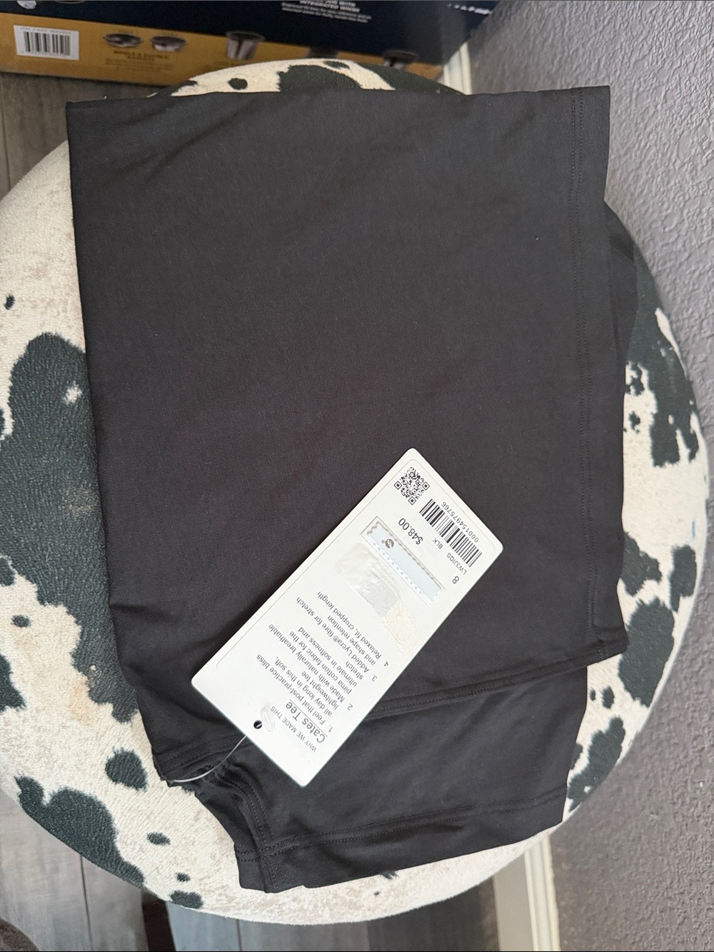 lululemon athletica Black Crop Top